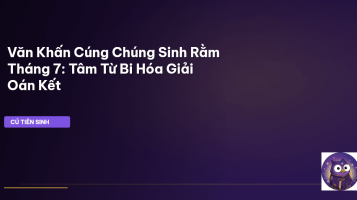 văn khấn cúng chúng sinh