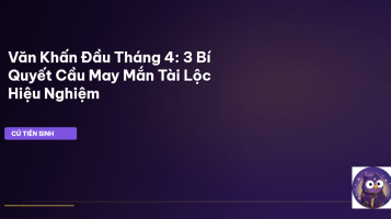 văn khấn cầu may mắn