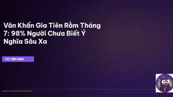 văn khấn gia tiên rằm tháng 7
