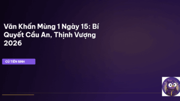 văn khấn mùng 1 ngày 15