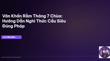 Văn khấn Rằm Tháng 7