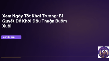 xem ngày tốt khai trương