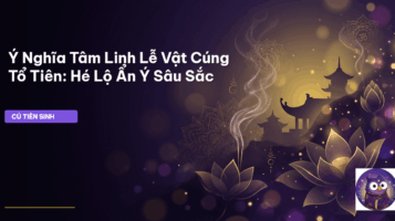 ý nghĩa tâm linh lễ vật cúng