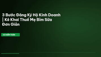 đăng ký hộ kinh doanh
