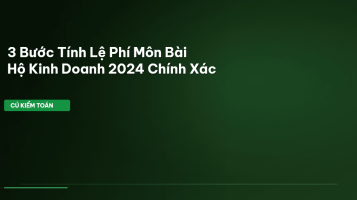 lệ phí môn bài hộ kinh doanh