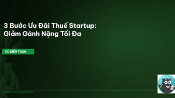 ưu đãi thuế startup