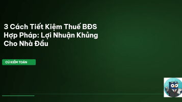 tiết kiệm thuế BĐS