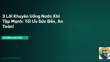 uống nước tập gym
