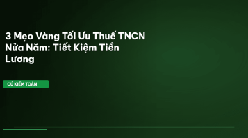 Thuế TNCN nửa năm