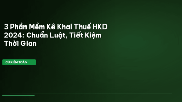 phần mềm kê khai thuế HKD