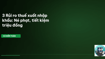 thuế xuất nhập khẩu