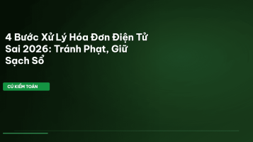 hóa đơn điện tử sai