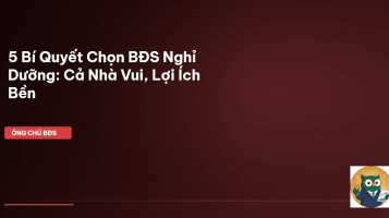 BĐS nghỉ dưỡng