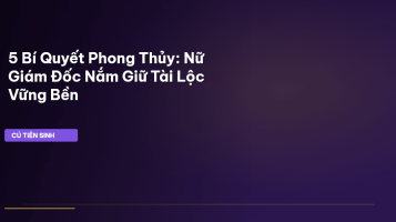 phong thủy phòng làm việc