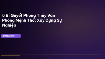 phong thủy văn phòng