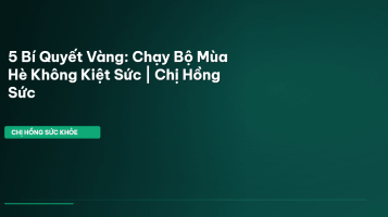 chạy bộ mùa hè