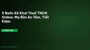 kê khai thuế tncn online