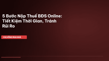 nộp thuế BĐS online