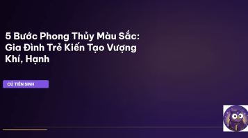 phong thủy màu sắc