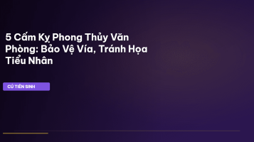 phong thủy văn phòng