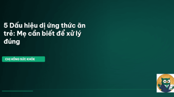 dị ứng thức ăn trẻ em