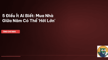 mua nhà giữa năm