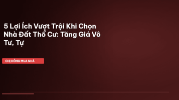 nhà đất thổ cư