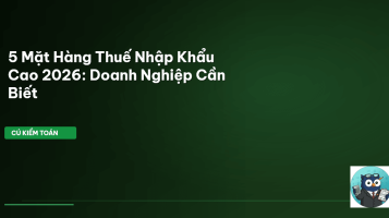 thuế nhập khẩu 2026