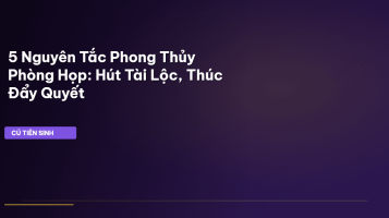 phong thủy phòng họp