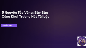 bàn cúng khai trương