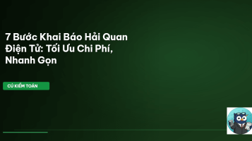 khai báo hải quan điện tử