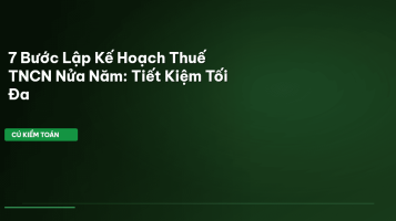thuế TNCN nửa năm