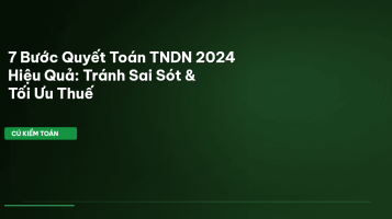 Quyết toán TNDN 2024