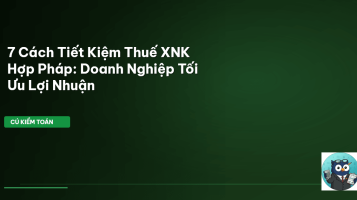 tiết kiệm thuế XNK