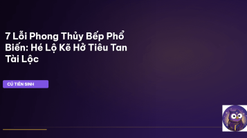 phong thủy nhà bếp