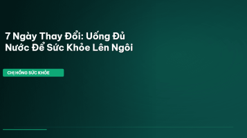 uống nước đủ
