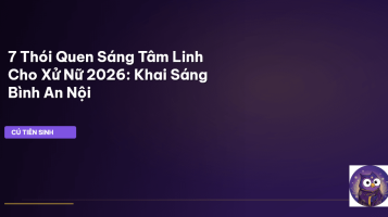 thói quen sáng tâm linh Xử Nữ 2026