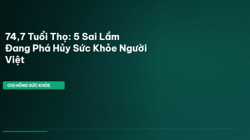 tuổi thọ người Việt