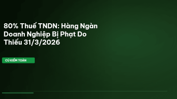 quyết toán thuế TNDN 2025