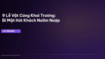 cúng khai trương