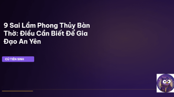 phong thủy bàn thờ