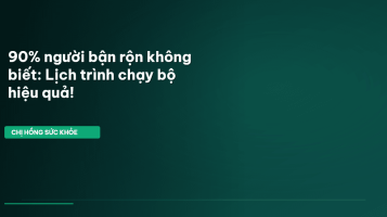 lịch trình chạy bộ