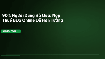 nộp thuế BĐS online