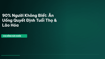 chế độ ăn uống chống lão hóa