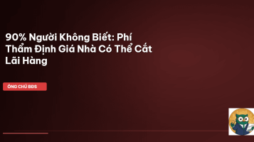 phí thẩm định giá nhà đất