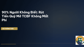 rút tiền quỹ mở techcombank