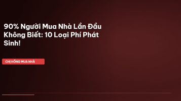 phí phát sinh mua nhà