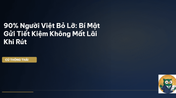 gửi tiết kiệm không mất lãi