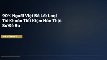 tài khoản tiết kiệm