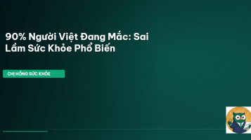 sai lầm sức khỏe